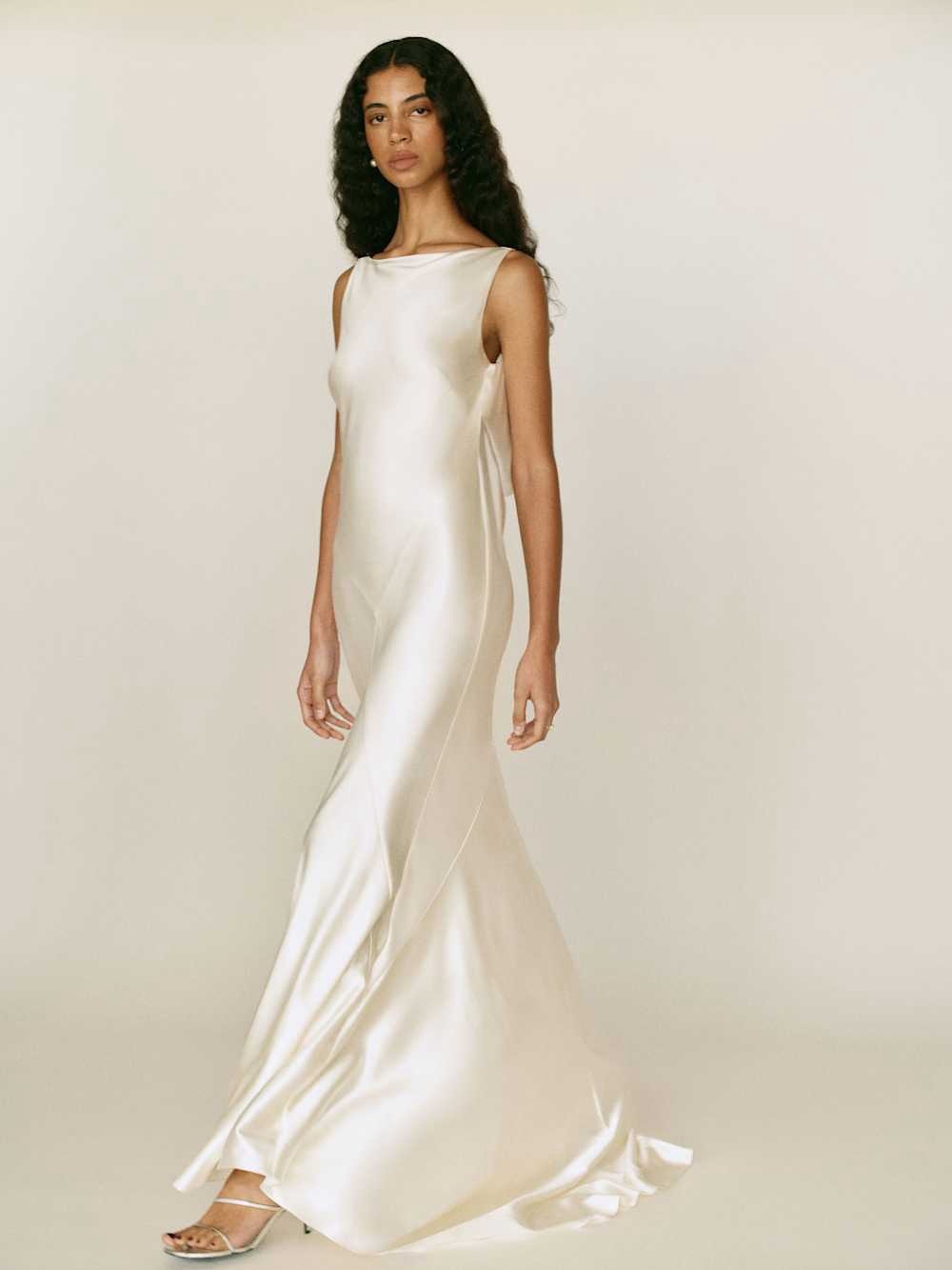 Reformation Isabelle Silk Dress - Picture 2 of 9
